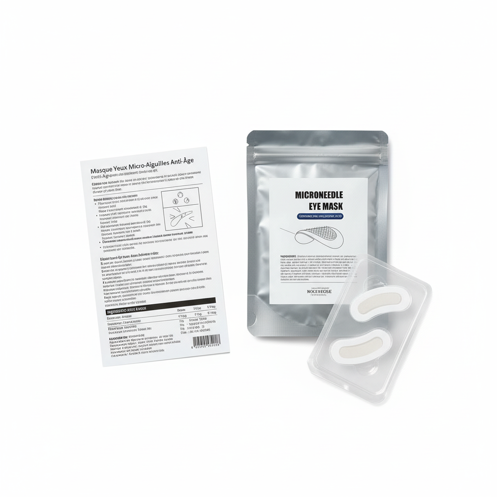 Masque pour les yeux à micro-aiguilles, améliore les ridules, dilue les cernes, Lifting, raffermissant, restauration de l'élasticité, soulage la Fatigue oculaire